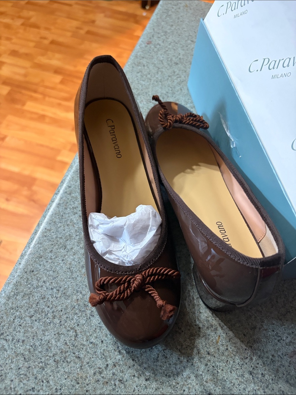 C. Paravano Milano Women's Heels in Light Blue - Picture 2 of 4